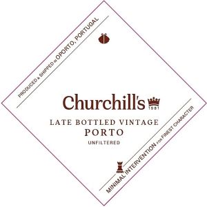Churchill's Late Bottled Vintage Port label