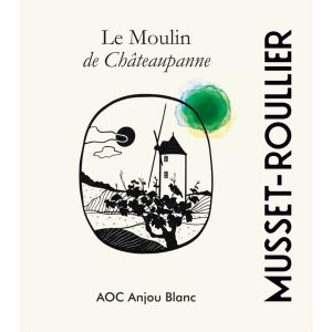 Musset-Roullier Le Moulin de Chateaupanne Anjou Blanc label
