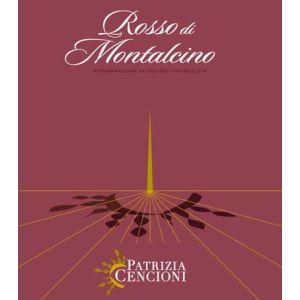 Patrizia Cencioni Rosso di Montalcino label