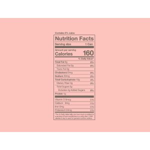 Ysidro Grapefruit and Sea Salt Sake Spritz back label