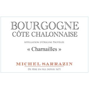 Domaine Michel Sarrazin Cuvée Charnailles Bourgogne Rouge label