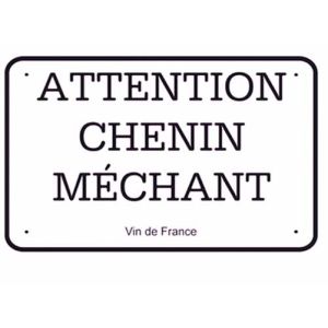 Nicolas Réau Attention Chenin Mechant label