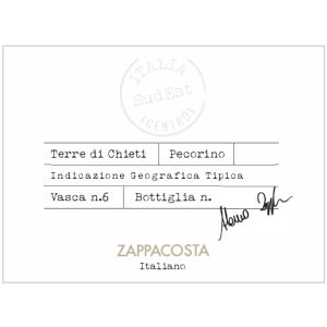 Zappacosta SudEst Pecorino Terre di Chieti label