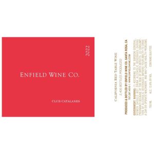 Enfield Wine Co. Club Catalanes California Red label